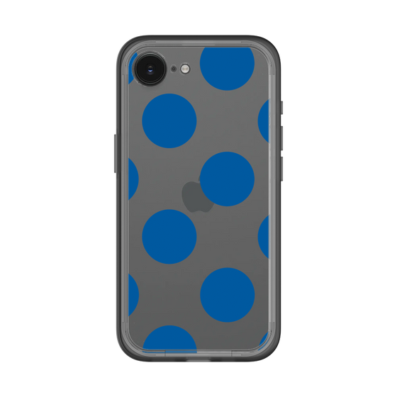 スリムプロテクションプレミアムケース［ シンプルドット - Blue ］