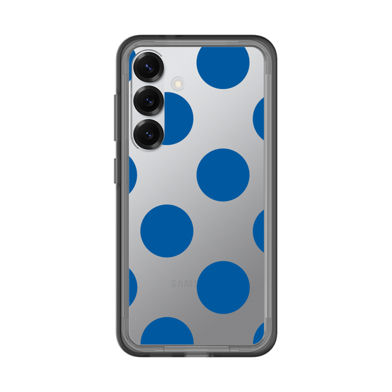 スリムプロテクションプレミアムケース［ シンプルドット - Blue ］