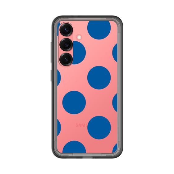 スリムプロテクションプレミアムケース［ シンプルドット - Blue ］