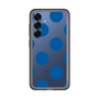 スリムプロテクションプレミアムケース［ シンプルドット - Blue ］