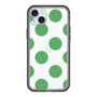 スリムプロテクションプレミアムケース［ シンプルドット - Green ］
