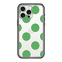 スリムプロテクションプレミアムケース［ シンプルドット - Green ］