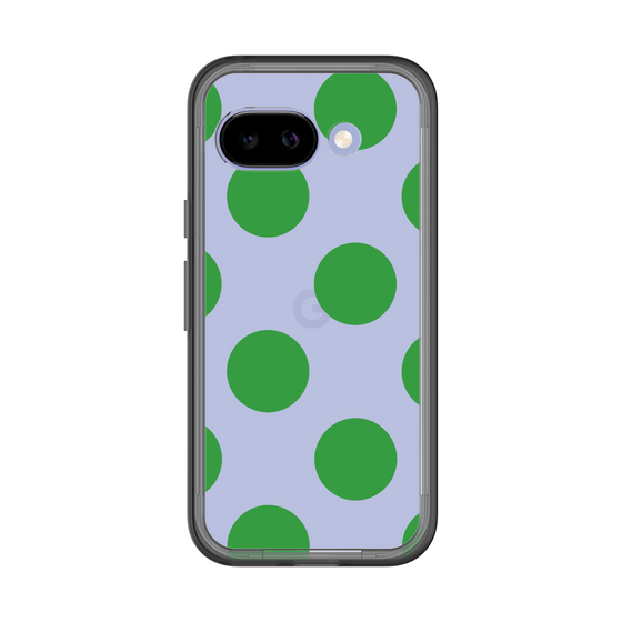 スリムプロテクションプレミアムケース［ シンプルドット - Green ］