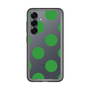 スリムプロテクションプレミアムケース［ シンプルドット - Green ］