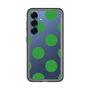 スリムプロテクションプレミアムケース［ シンプルドット - Green ］