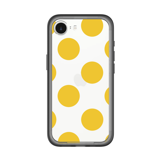 スリムプロテクションプレミアムケース［ シンプルドット - Yellow ］