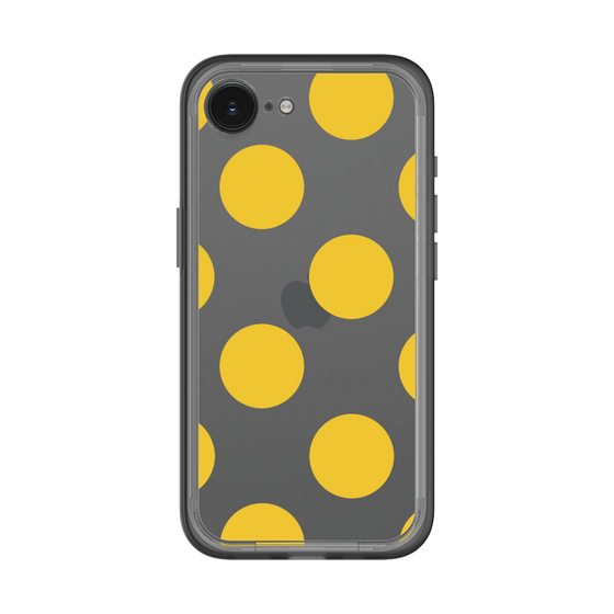 スリムプロテクションプレミアムケース［ シンプルドット - Yellow ］