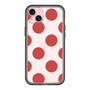 スリムプロテクションプレミアムケース［ シンプルドット - Red ］