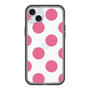 スリムプロテクションプレミアムケース［ シンプルドット - Pink ］