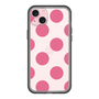 スリムプロテクションプレミアムケース［ シンプルドット - Pink ］