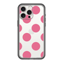 スリムプロテクションプレミアムケース［ シンプルドット - Pink ］