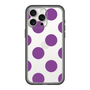 スリムプロテクションプレミアムケース［ シンプルドット - Purple ］