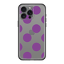 スリムプロテクションプレミアムケース［ シンプルドット - Purple ］