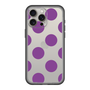 スリムプロテクションプレミアムケース［ シンプルドット - Purple ］