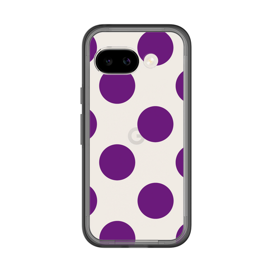 スリムプロテクションプレミアムケース［ シンプルドット - Purple ］