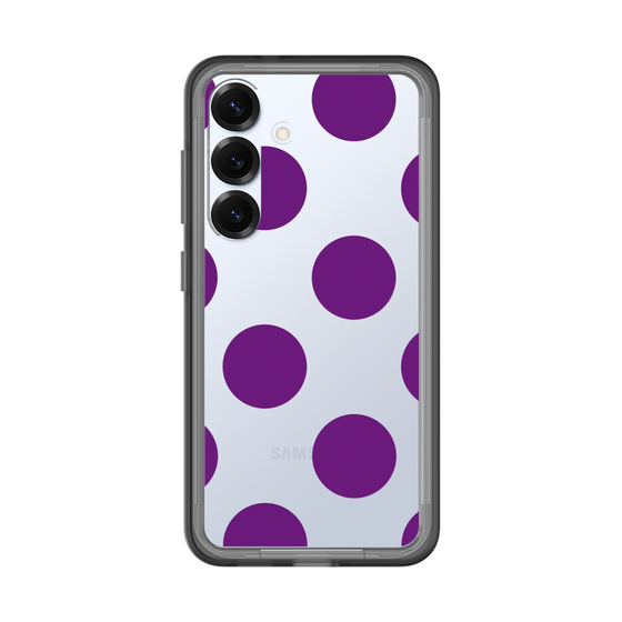 スリムプロテクションプレミアムケース［ シンプルドット - Purple ］