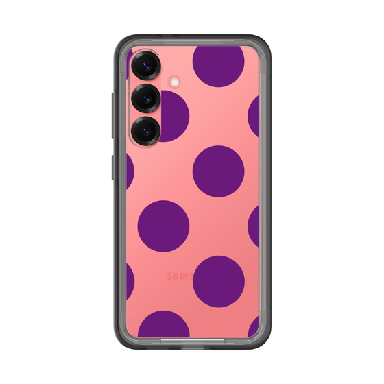スリムプロテクションプレミアムケース［ シンプルドット - Purple ］
