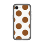 スリムプロテクションプレミアムケース［ シンプルドット - Brown ］