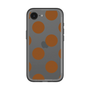 スリムプロテクションプレミアムケース［ シンプルドット - Brown ］