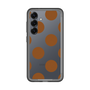 スリムプロテクションプレミアムケース［ シンプルドット - Brown ］