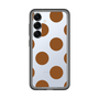 スリムプロテクションプレミアムケース［ シンプルドット - Brown ］