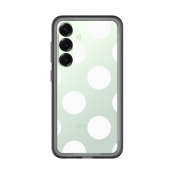 スリムプロテクションプレミアムケース［ シンプルドット - White ］