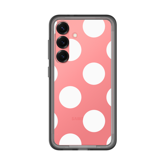 スリムプロテクションプレミアムケース［ シンプルドット - White ］