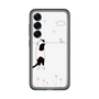 スリムプロテクションプレミアムケース［ 夢中に覗く三毛ねこ ］