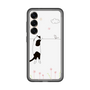 スリムプロテクションプレミアムケース［ 夢中に覗く三毛ねこ ］