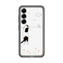 スリムプロテクションプレミアムケース［ 夢中に覗く三毛ねこ ］