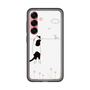 スリムプロテクションプレミアムケース［ 夢中に覗く三毛ねこ ］