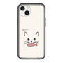 スリムプロテクションプレミアムケース［ 食いしん坊なねこ - White ］