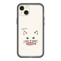 スリムプロテクションプレミアムケース［ 食いしん坊なねこ - White ］