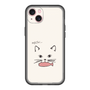 スリムプロテクションプレミアムケース［ 食いしん坊なねこ - White ］
