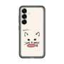 スリムプロテクションプレミアムケース［ 食いしん坊なねこ - White ］