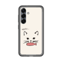 スリムプロテクションプレミアムケース［ 食いしん坊なねこ - White ］