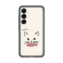 スリムプロテクションプレミアムケース［ 食いしん坊なねこ - White ］