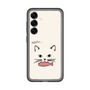 スリムプロテクションプレミアムケース［ 食いしん坊なねこ - White ］