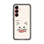 スリムプロテクションプレミアムケース［ 食いしん坊なねこ - White ］