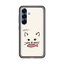 スリムプロテクションプレミアムケース［ 食いしん坊なねこ - White ］