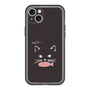 スリムプロテクションプレミアムケース［ 食いしん坊なねこ - Black ］