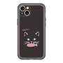 スリムプロテクションプレミアムケース［ 食いしん坊なねこ - Black ］