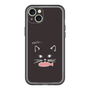 スリムプロテクションプレミアムケース［ 食いしん坊なねこ - Black ］