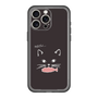 スリムプロテクションプレミアムケース［ 食いしん坊なねこ - Black ］