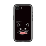スリムプロテクションプレミアムケース［ 食いしん坊なねこ - Black ］