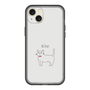 スリムプロテクションプレミアムケース［ 蝶ネクタイねこ - White ］