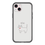 スリムプロテクションプレミアムケース［ 蝶ネクタイねこ - White ］