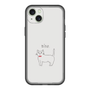 スリムプロテクションプレミアムケース［ 蝶ネクタイねこ - White ］