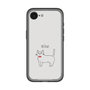 スリムプロテクションプレミアムケース［ 蝶ネクタイねこ - White ］
