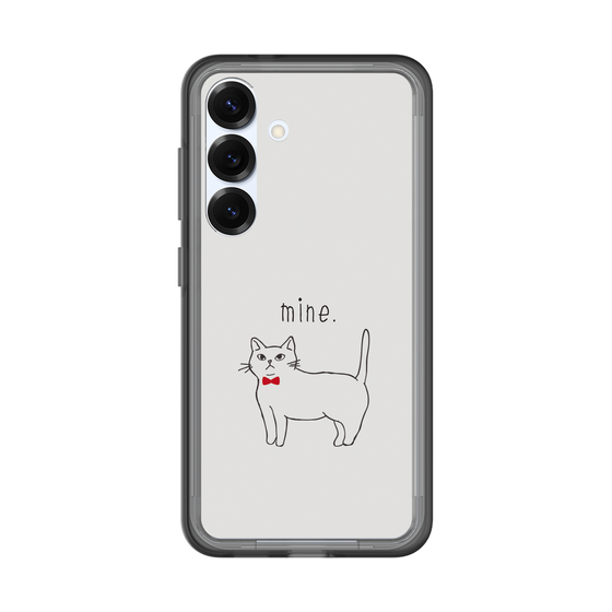 スリムプロテクションプレミアムケース［ 蝶ネクタイねこ - White ］